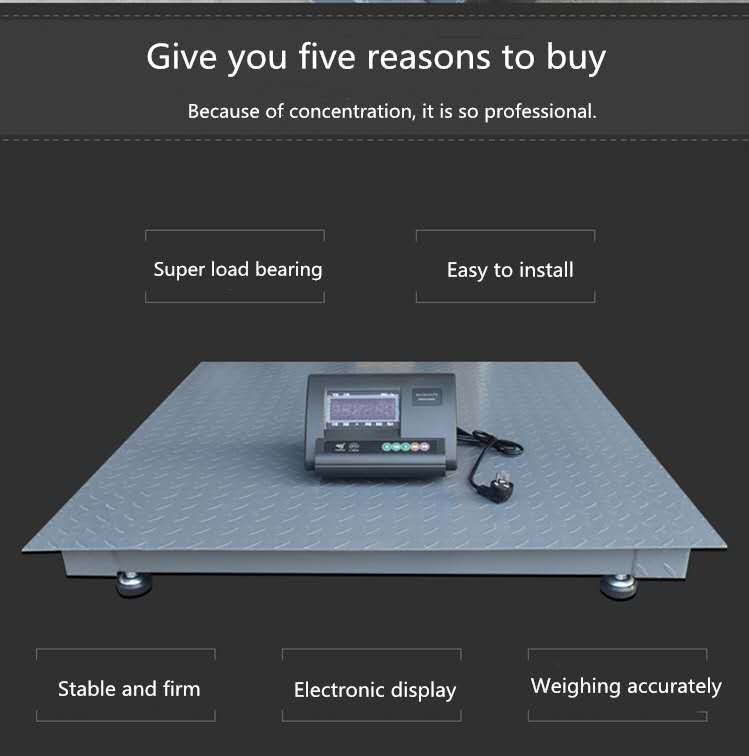 1t 3t 5t industrial digital platform scale electronic floor weighing scale bench scales