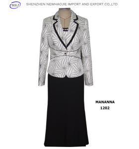 China women suit with long skirt wholesale