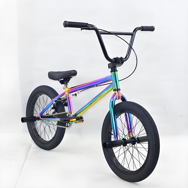 Custom High Carbon Steel Oil Slick Freestyle Bmx Bikes For Sale / Bmx Trick