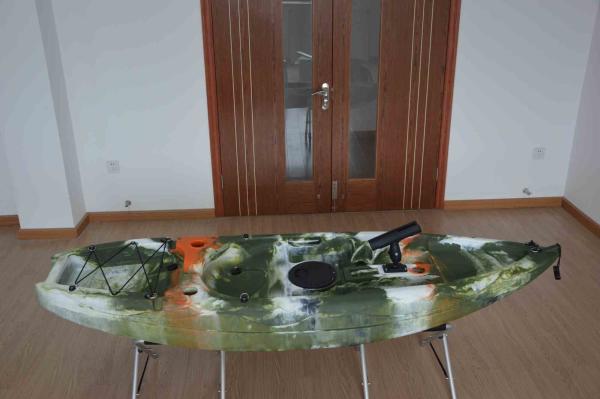 Innovative Design Kids Plastic Kayak Military Camo Painted Child Boat Adjustable