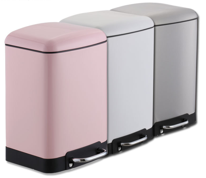 6L 12L 30L Indoor Trash Can Stainless Steel Trash Can With Foot Pedal