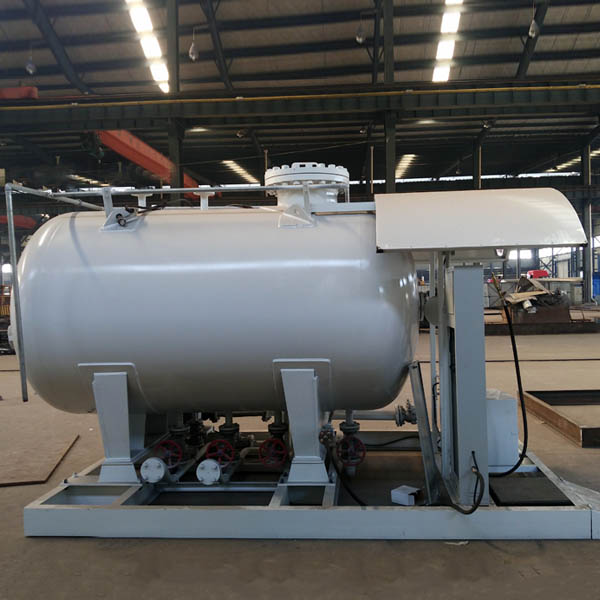 Q345R 10 Tons LP Gas Refill Stations , 1.77Mpa Auto Gas Filling Station