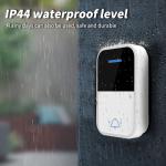 Waterproof Outdoor Wireless Doorbell Modern Kinetic Jingle Bell