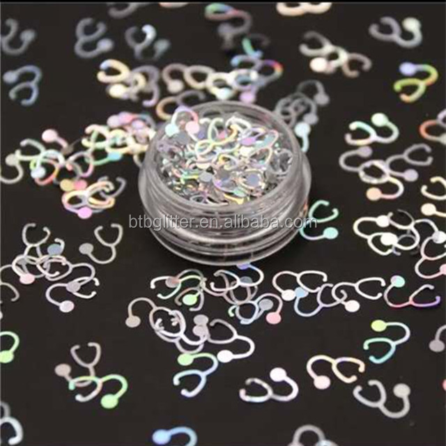 15mm Stethoscope Glitter Customized for Personalized Medical Examinations