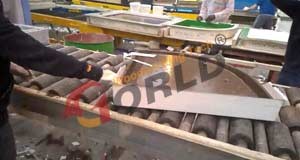 ABS Plastic Resin Marble Stone Grinder 4ft Width Plywood Particle Board 3 Heads Widebelt Calibrating Sander BSGR-R-RP13