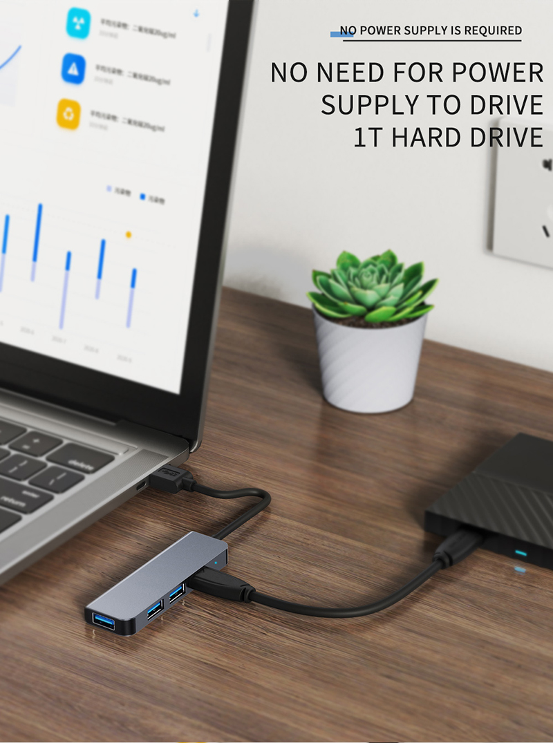 USB 3.0 3x USB 2.0 Female Output Hub 2-4 Port USB 3.0/2.0 Multi Powered Fast Extender