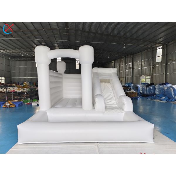 Manufacturer Commercial Inflatable Bouncer Inflatable Combos White Wedding