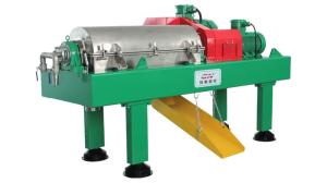 China Variable Frequency Horizontal Screw Centrifuge 220mm Drum Diameter wholesale