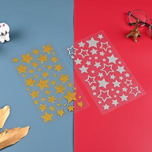 China Brand Promotion Glitter Vinyl Stickers Water Gel 3D Hologram Stickers wholesale