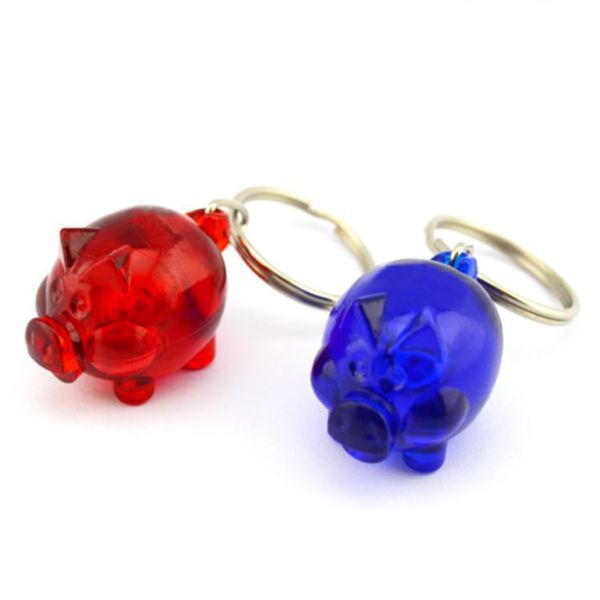 Eco - Friendly Silicone Key Chain Injection Process Acrylic Materials Different Shapes