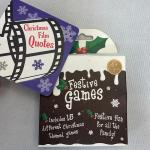 Party game cards for family fun Christmas Fun games Custom design Shaped card
