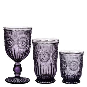 China Food Grade Colored Crystal Wine Glasses 11Oz Wine Glass Goblet wholesale