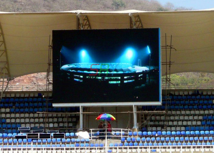 10mm Outdoor Full Color LED Display , High Brightness Stadium LED Screen