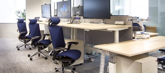 IFIT Black Ergonomic Desk Chair With Lumbar Support Adjustable Tilting Mesh Swivel