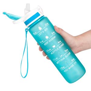 China Custom Motivational Time Marker Water Bottle PP Personalised wholesale
