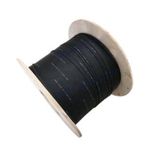 China FTTx Fiber Optic Distribution Wooden Drum Indoor Flat Drop Cable with 1 wholesale