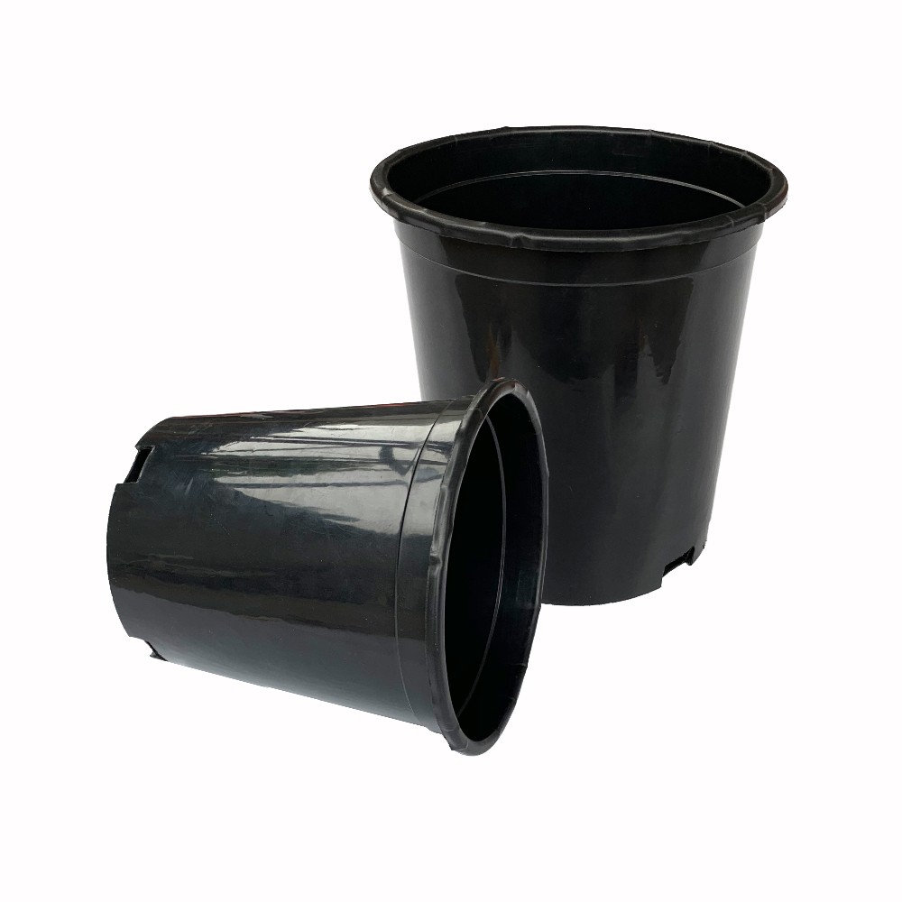 Pergola Hard Plastic 2 Gallon Plant Pots 21cm Height Outdoor Planter