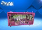 Big Glass Box Crane Game Machine Coin Operated Pink Princess Stereo Sound System