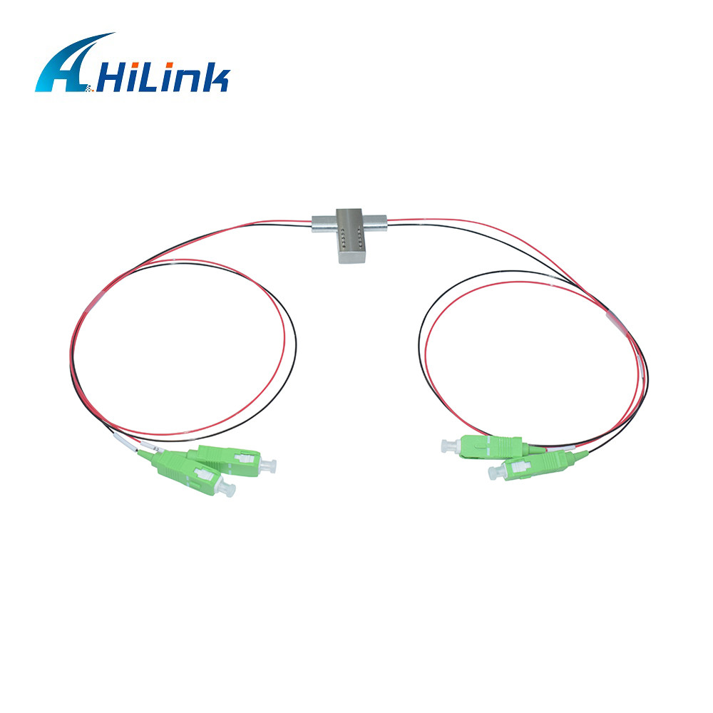 2X2F Single Mode 1260-1620nm Mechanical Optical Switch 3V/5V Latching/Non-Latching