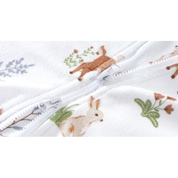 2 Pack Micro-Fleece Baby Sleep Sack with 2-Way Zipper - Comfortable Wearable Blanket for Safe and Warm Sleep