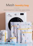 Eco-Friendly Travel Reusable Laundry Wash Bags, Lingerie Cloth Mesh nylon