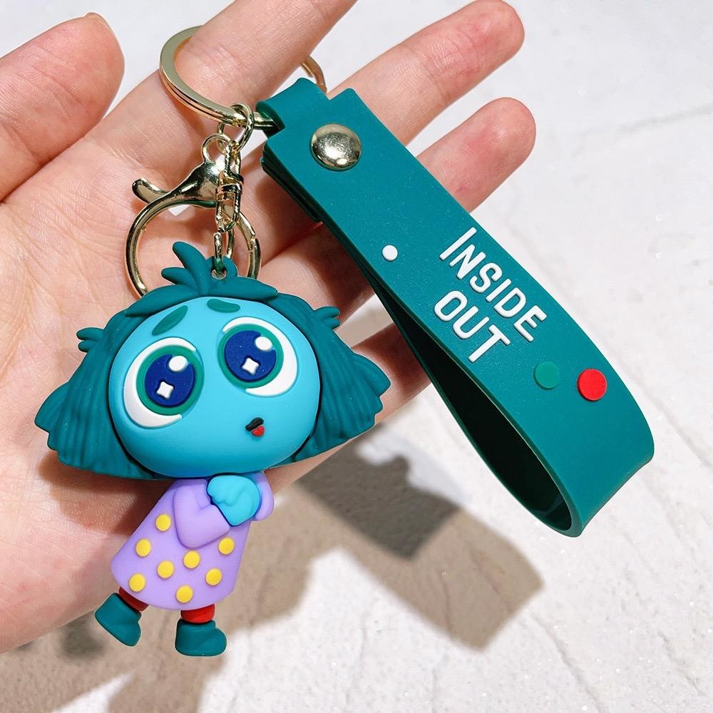 Custom Pvc Keyring 3D Doll Soft Rubber Anime Car Bag Pendant Keychain