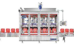 China 5L-30L 8 Nozzles Lubricant Filling Machine PLC Controlled wholesale