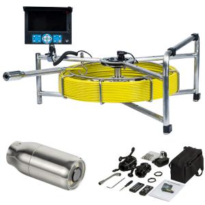 China H.265 50m Cable Reel Plumbing Inspection Camera For Pipeline wholesale
