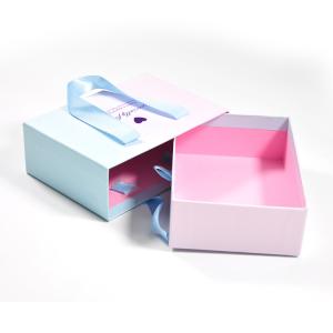 China Luxury Portable Cardboard Drawer Gift Box Clothes Scarf Dress Storage Box Birthday Party wholesale