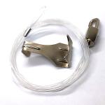Transparent Nylon Cable Ceiling Picture Hanging Systems Adjustments Hook Gripper