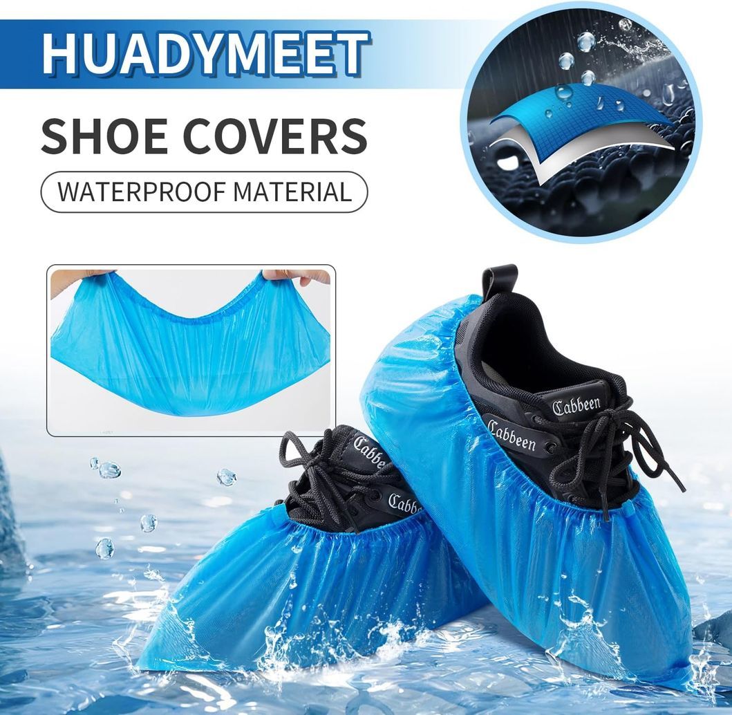 Protective Footwear Disposable Non-Woven PP CPE PE PVC Disposable Shoe Cover