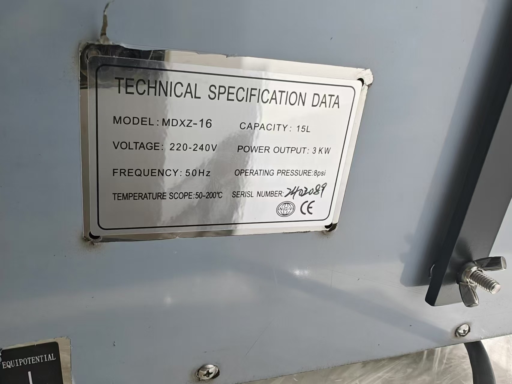 Mechanical Panel 16L 3KW 220V/110V Chicken Express Table Top Pressure Fryer