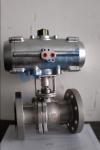 SS304 or 316SS Stainless Steel Rotary Actuator Ball Valve Quarter Turn Actuator