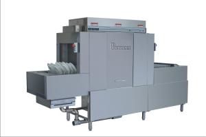 China 48KW Restaurant Kitchen Dishwasher Single Spray / Industrial Dishwashing Equipment wholesale