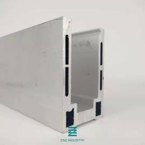 China H100mm X W62mm Metal Fencing Railing Aluminum U Channel For Glass Balustrade Base wholesale