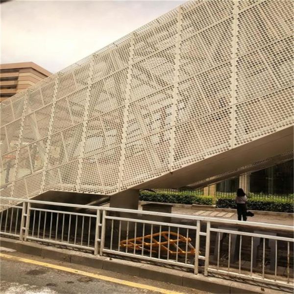 Laser Cut Special Design Perforated Aluminum Sheets Customized For Ventilation Facade Screen Decoration