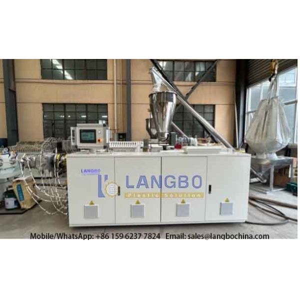 Plastic PVC Electric Conduit Drainage Water Gas Suppy Tube Extrusion Production Line Making Machine