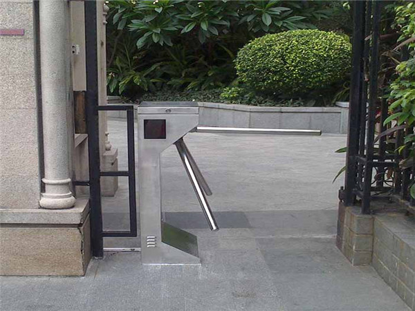 Drop Arm Tripod Turnstile Gate Vertical Stand Up Waist Height Tripod Turnstile