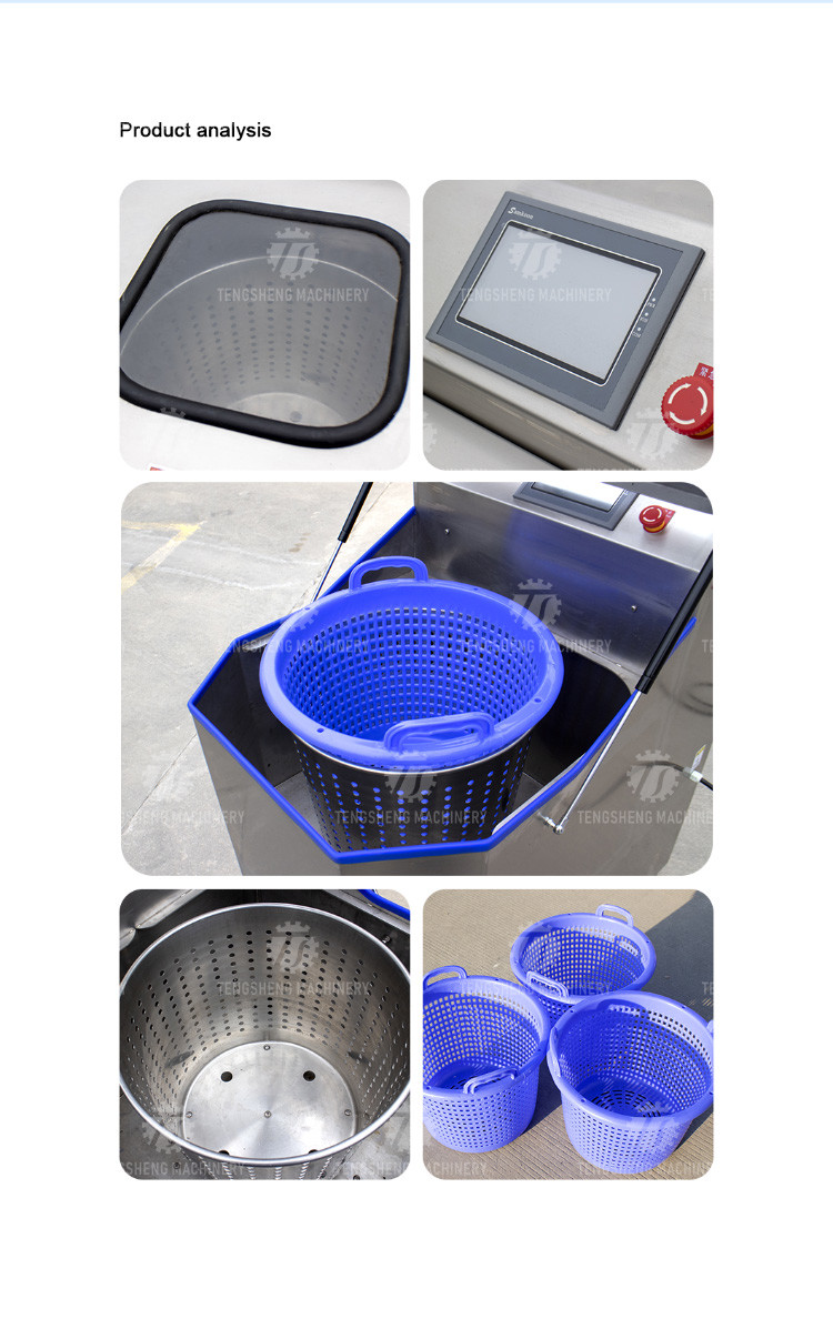 2KW Leaf Vegetable Processing Machine Fruit Dehydrator Machine