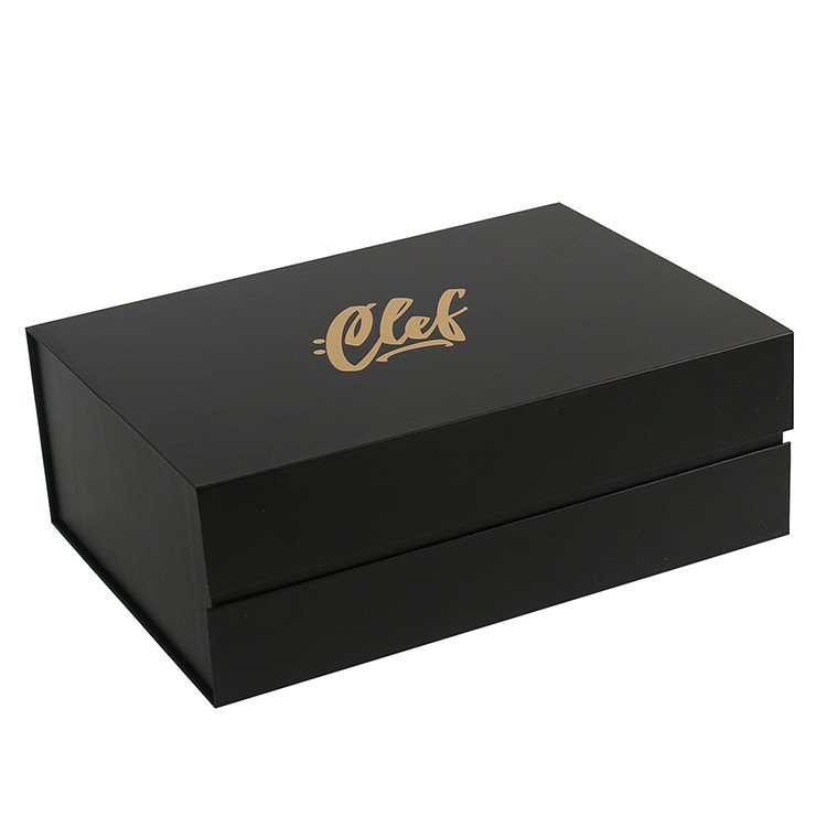 Personalized Custom Black Magnetic Closure Paper Shoe Boxes With Logo Packaging Hard Cardboard