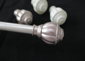 China No Drilling Plastic 10cmx28mm Curtain Rod Finials wholesale