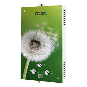 China 10 Liter Instant Tankless Gas Geyser LPG NG Type Colorful Glass Panel wholesale