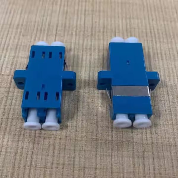 Factory FTTH water blue LCD duplex adapter coupler flange duplex LCD fiber optic adapter