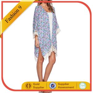 China PLACEMENT FLORAL KIMONO wholesale