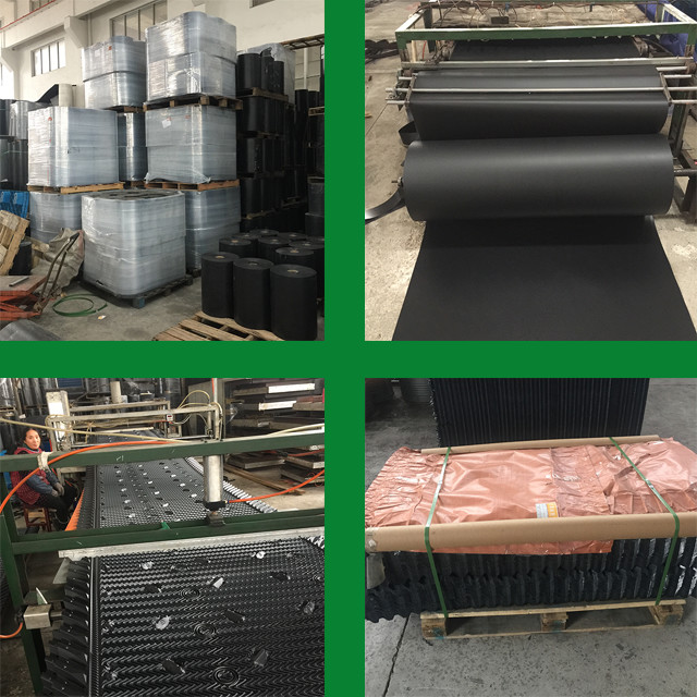 Polyvinyl Chloride Cooling Tower PVC Fills Price Hanging Cross Flow Media Sheet