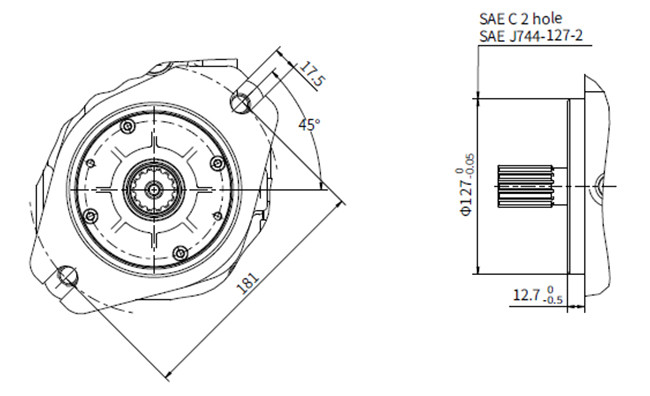 High Pressure Axial Piston Hydraulic Motor Variable Displacement Pump HP5V SERIES