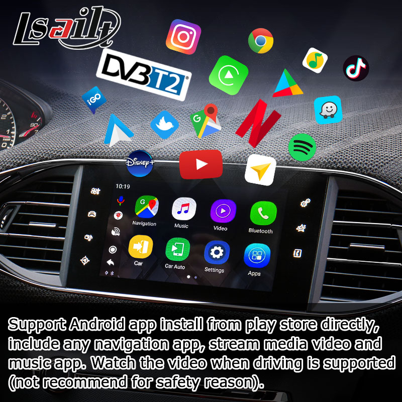 Peugeot Citroen GPS Navigation AI Box Car Navigation Video Interface
