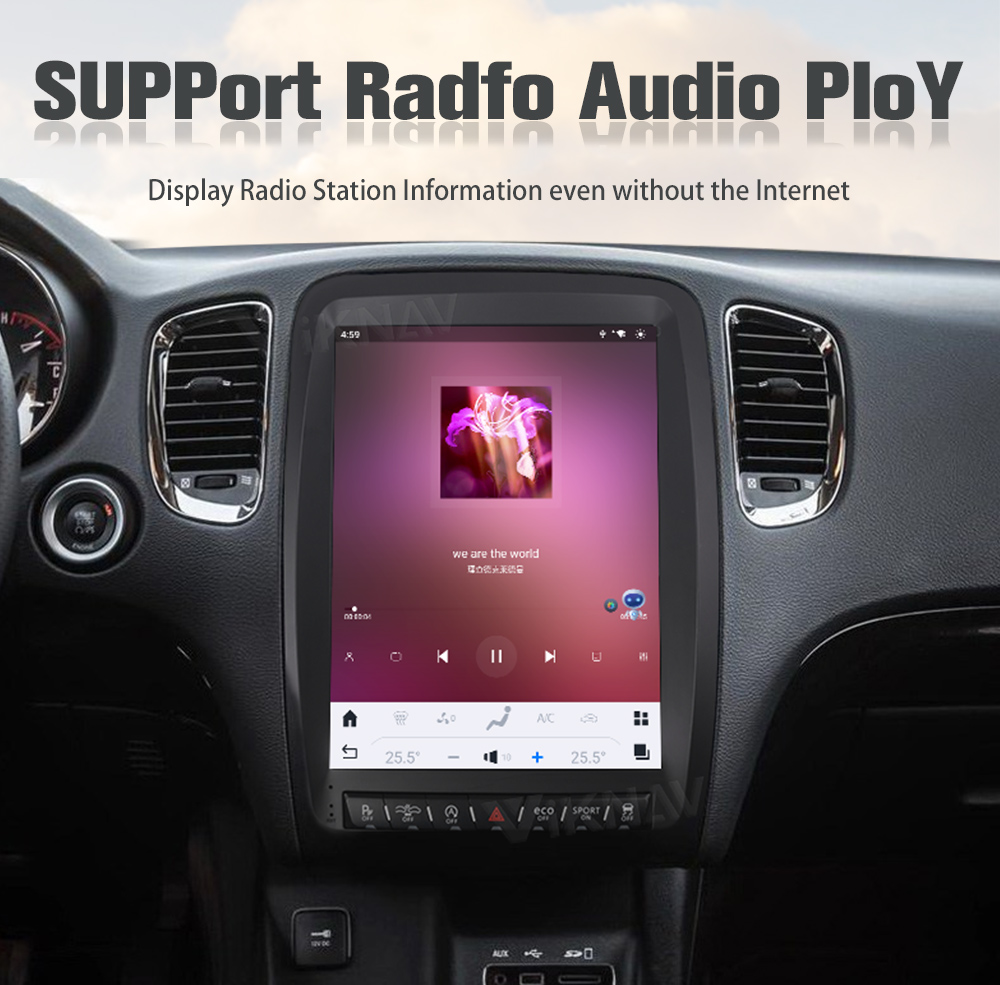 Car Radio Android Head Unit For Dodge Durango 2014-2016 With Carplay