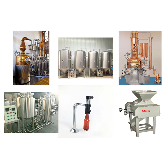 200 KG Small Semi-Auto Beer Home Brewing Equipment with Stainless Steel Material