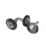 6mm Dia Rod T Shape Radial Crimped Steel Wire Brush